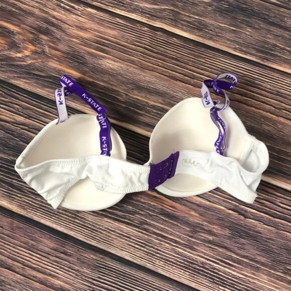 NUYU LSU Tigers Louisiana State University Purple Yellow NEW Womens Bra Size 34B